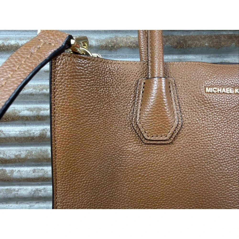 Michael Kors Mercer Large Leather Tote Bag in Acorn Pristine! Used 1 Time